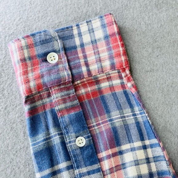 Faherty All Time Button Down Shirt - Autumn Plaid Size XXL Long Sleeve Flannel - Picture 16 of 16